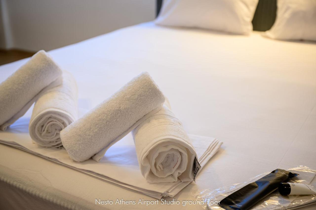 Nesto Athens Airport Zen Apartman Szpáta Kültér fotó