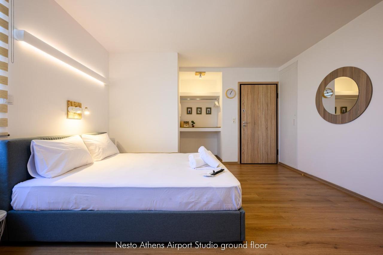 Nesto Athens Airport Zen Apartman Szpáta Kültér fotó