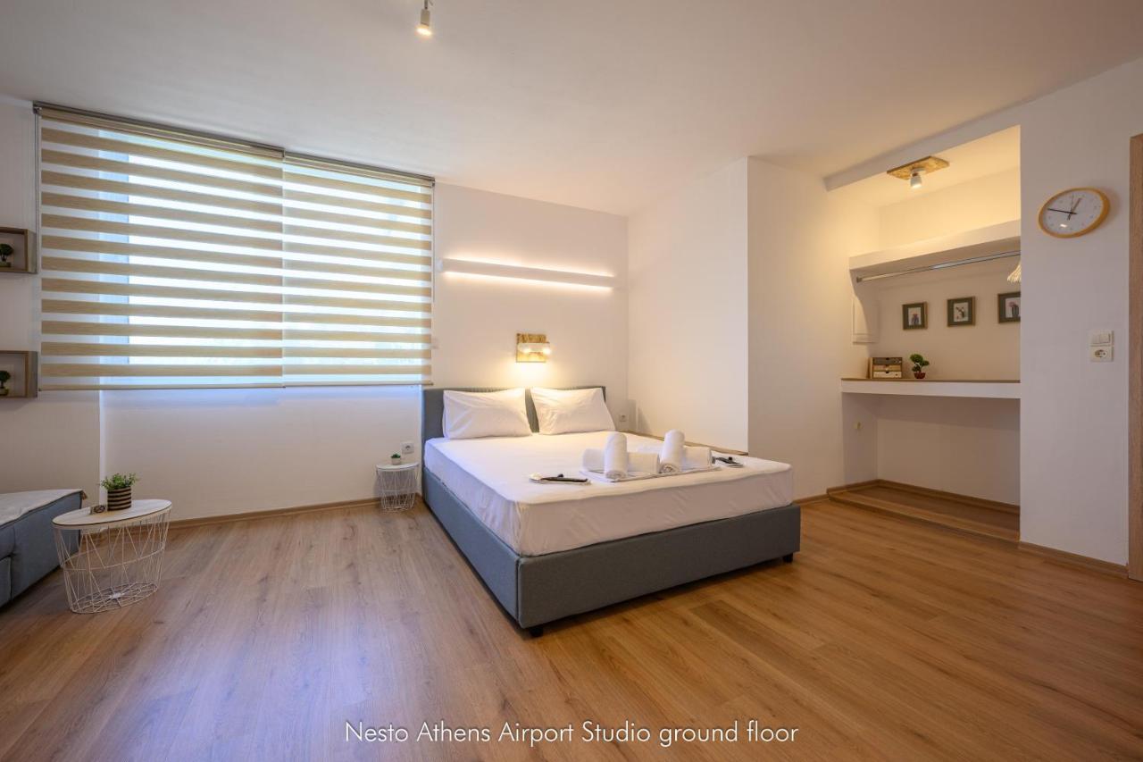 Nesto Athens Airport Zen Apartman Szpáta Kültér fotó