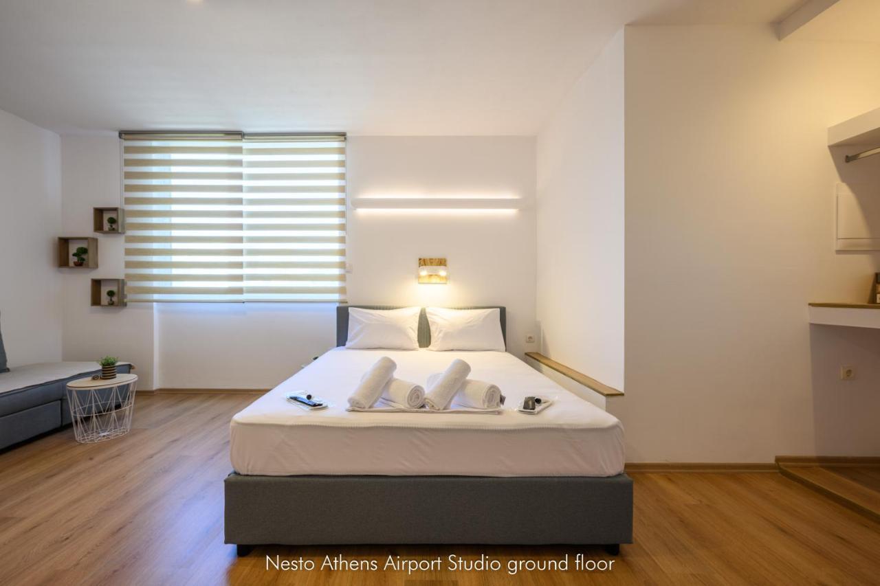 Nesto Athens Airport Zen Apartman Szpáta Kültér fotó
