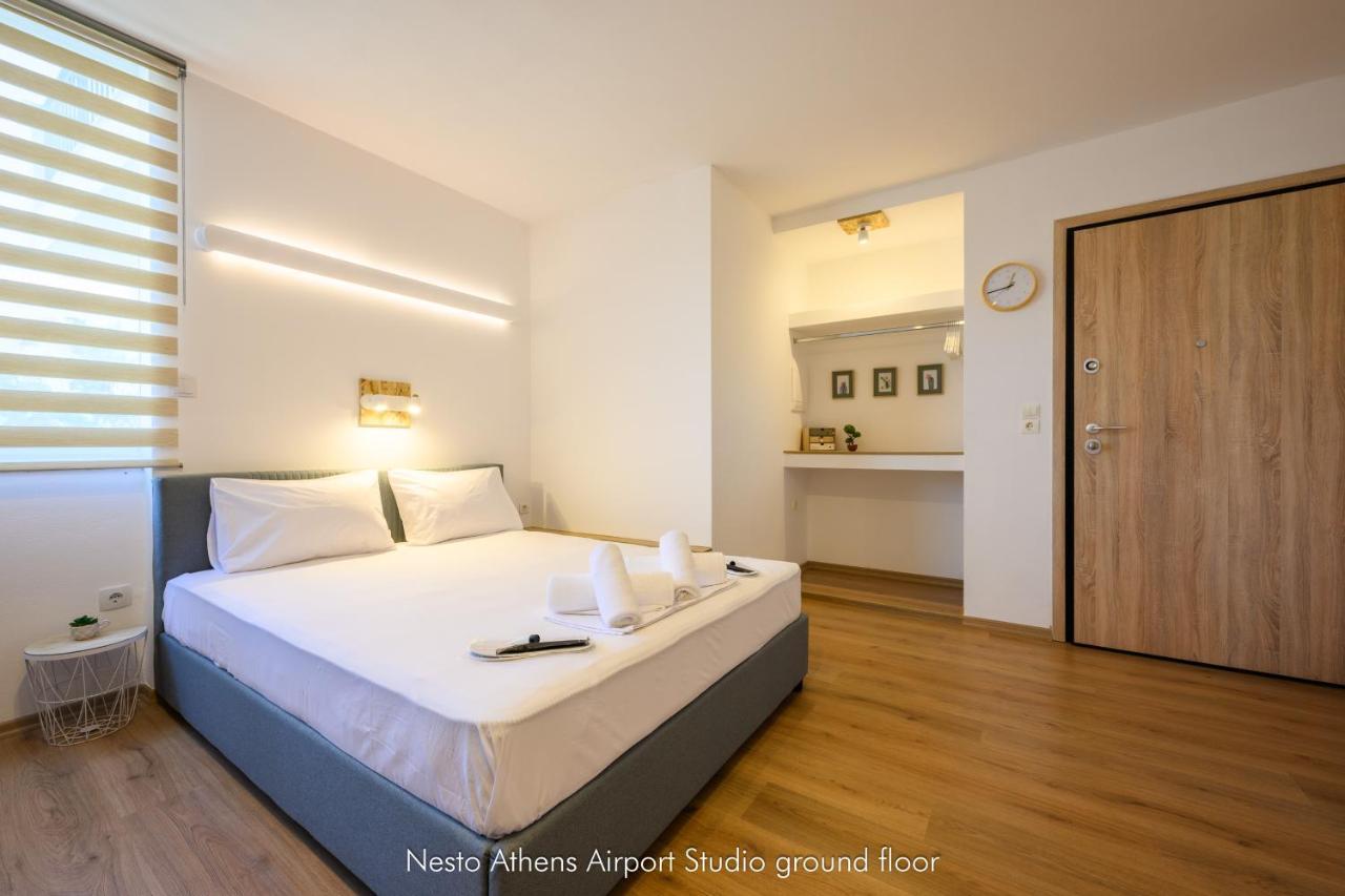 Nesto Athens Airport Zen Apartman Szpáta Kültér fotó