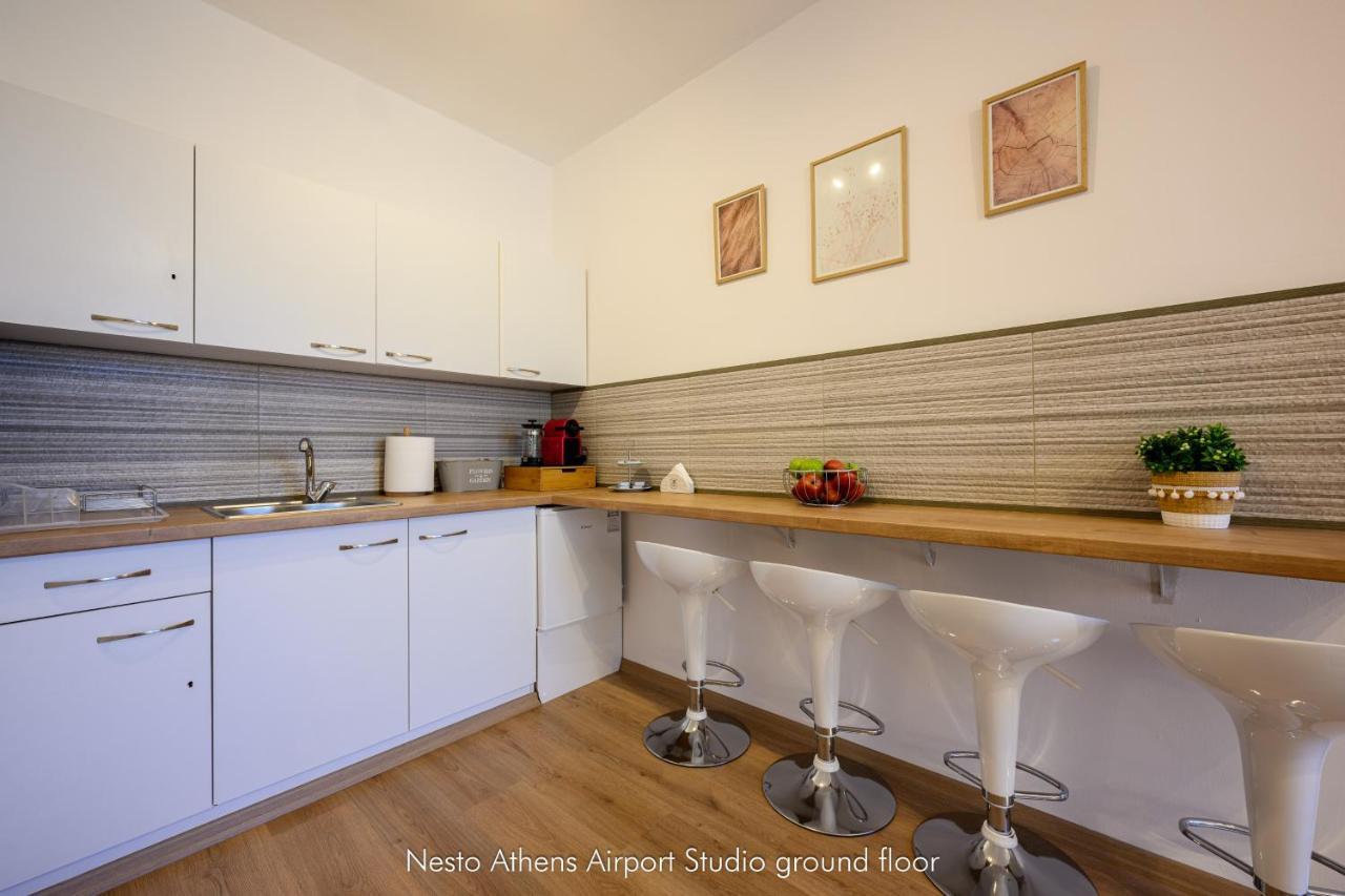 Nesto Athens Airport Zen Apartman Szpáta Kültér fotó
