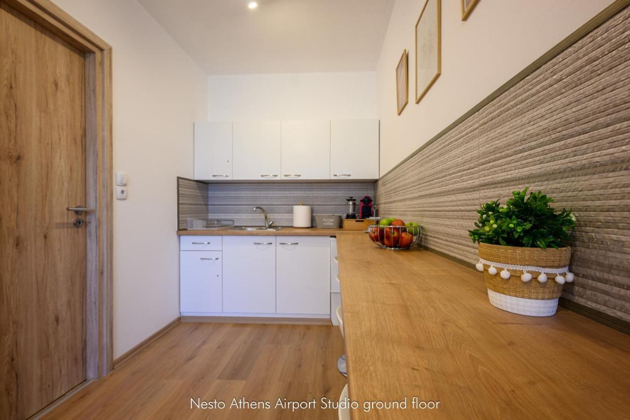 Nesto Athens Airport Zen Apartman Szpáta Kültér fotó