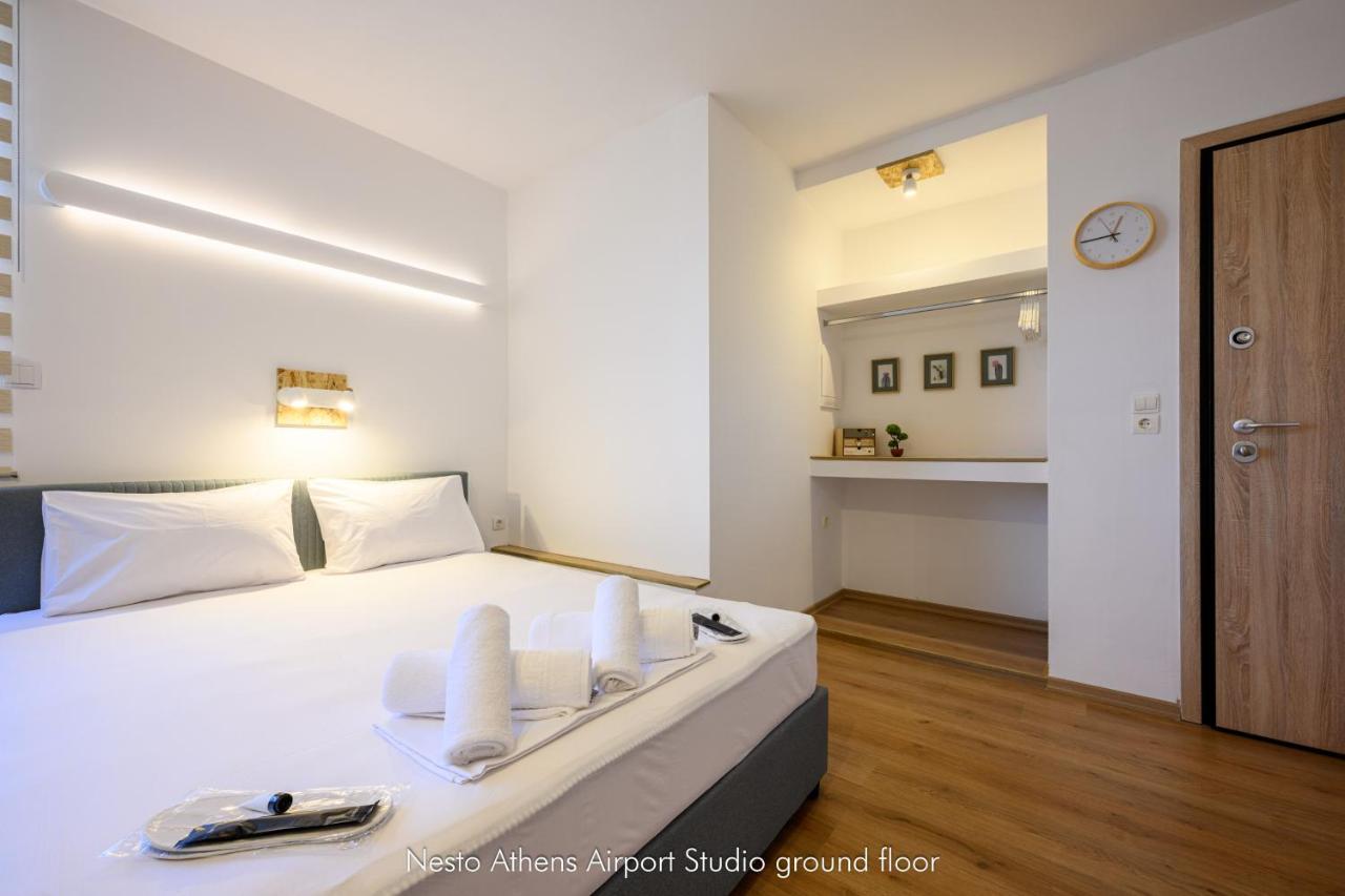 Nesto Athens Airport Zen Apartman Szpáta Kültér fotó