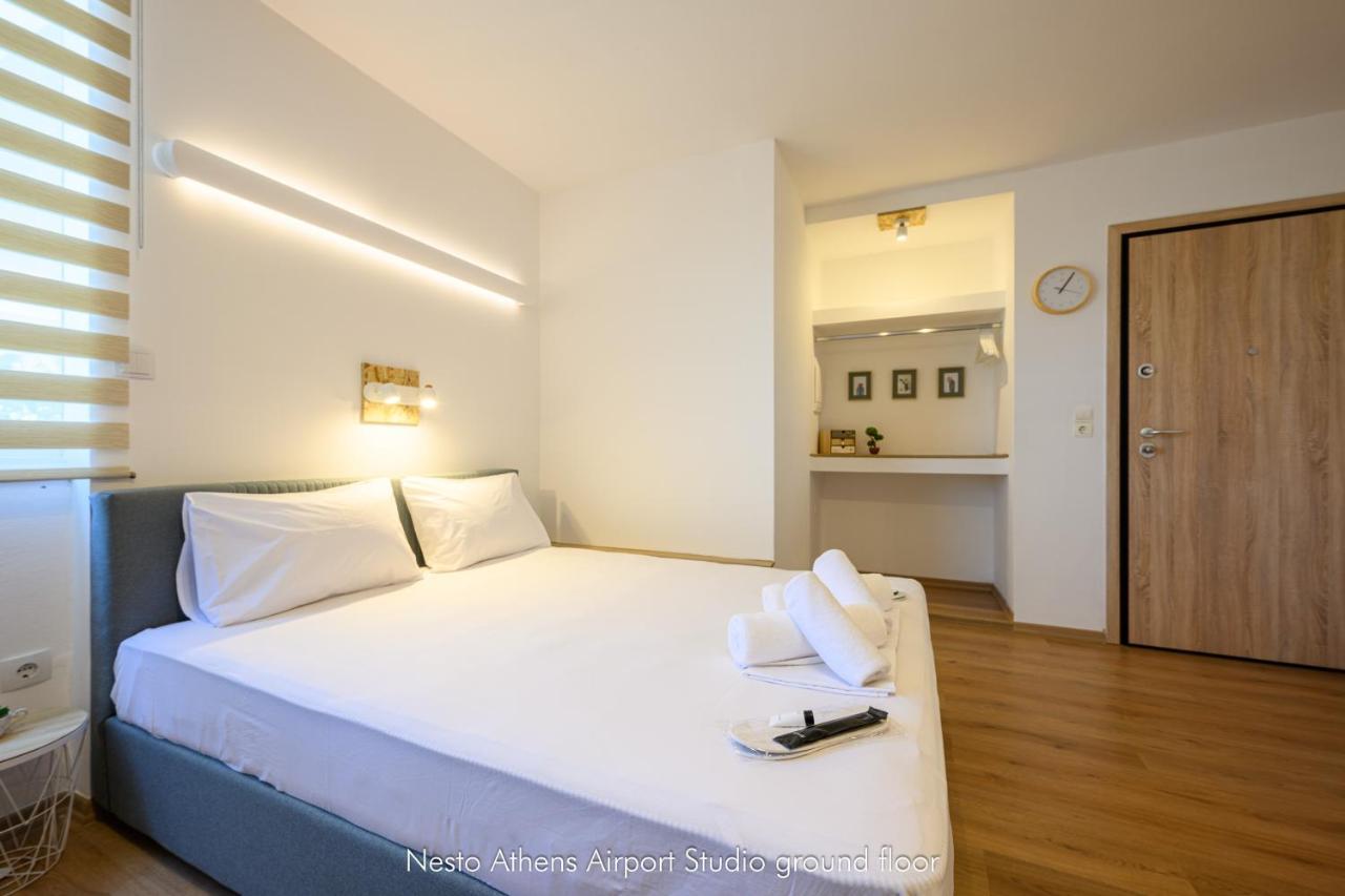 Nesto Athens Airport Zen Apartman Szpáta Kültér fotó