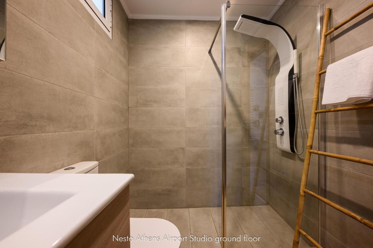 Nesto Athens Airport Zen Apartman Szpáta Kültér fotó