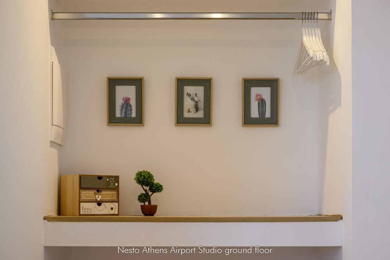Nesto Athens Airport Zen Apartman Szpáta Kültér fotó