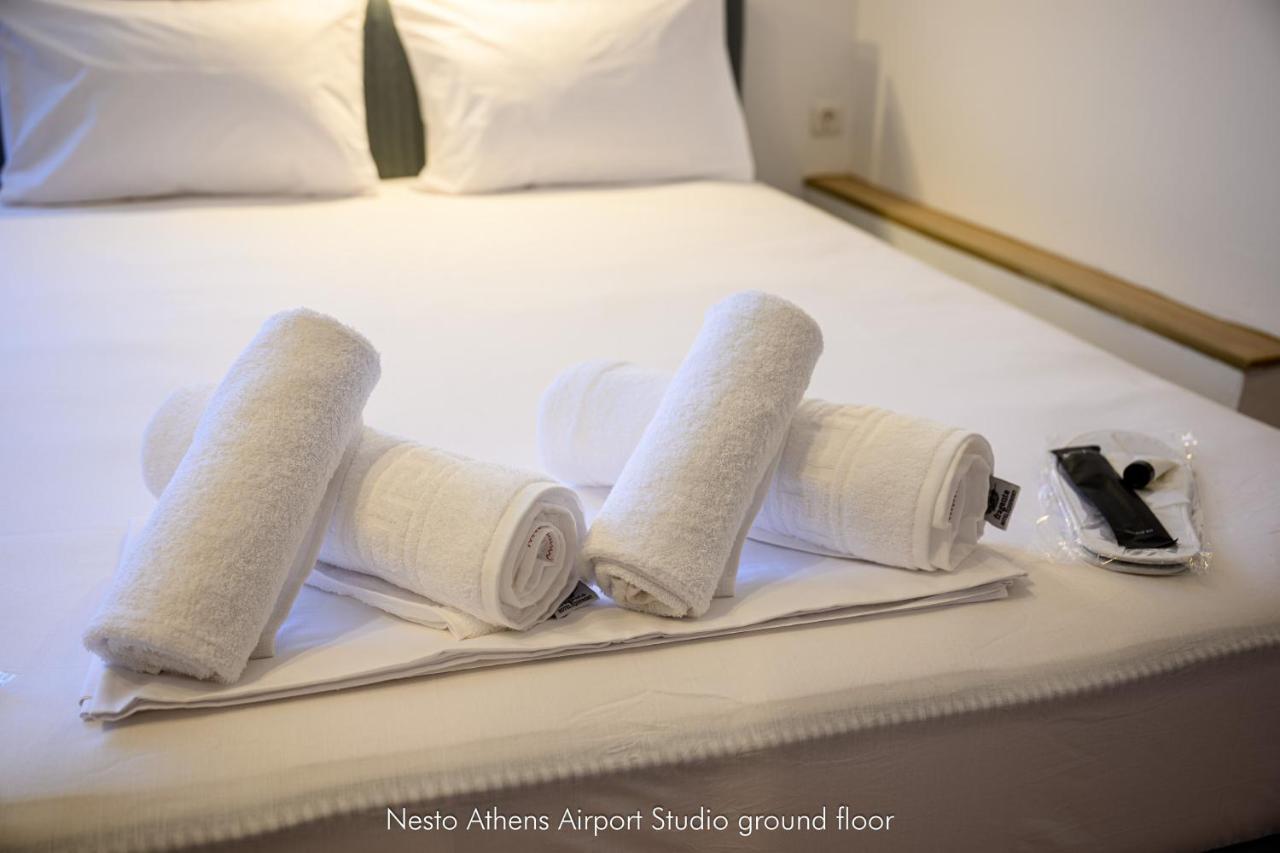 Nesto Athens Airport Zen Apartman Szpáta Kültér fotó
