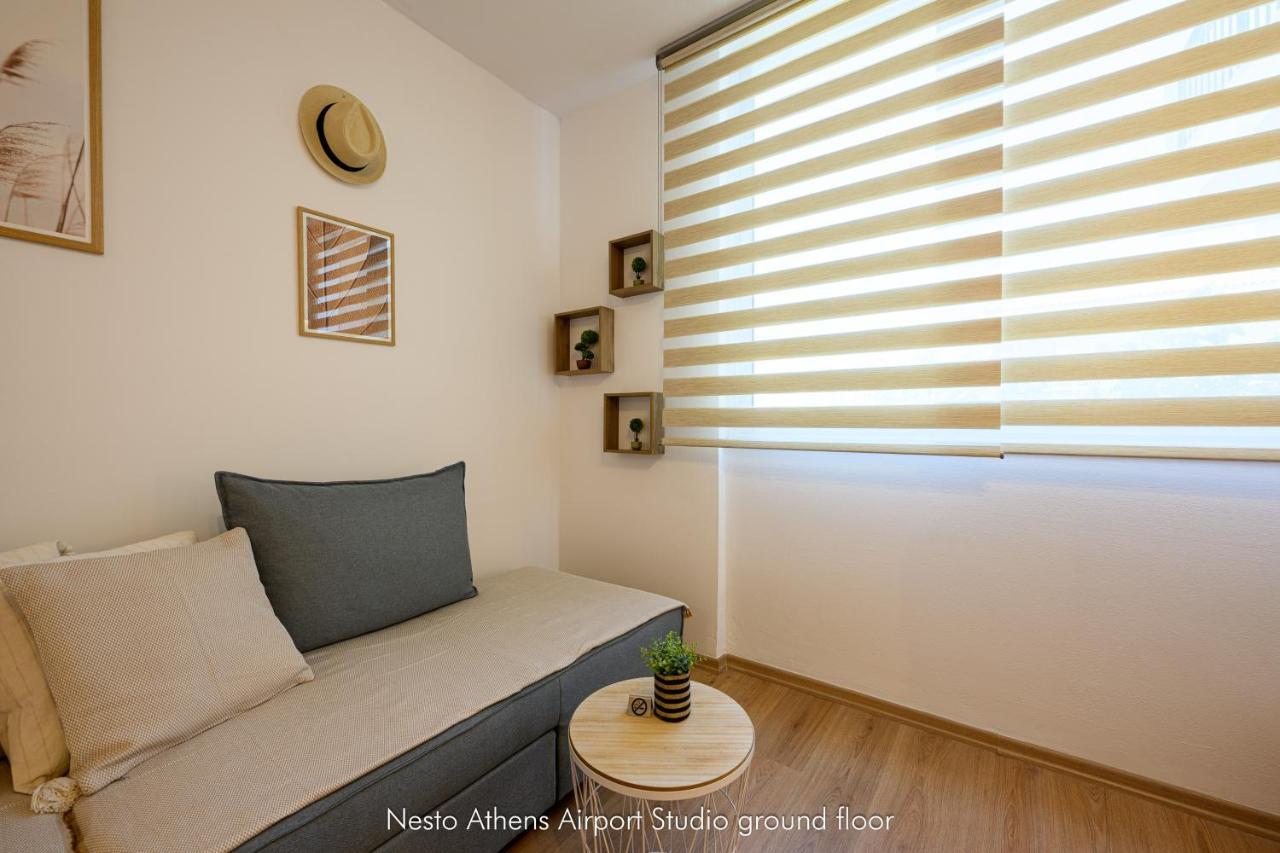 Nesto Athens Airport Zen Apartman Szpáta Kültér fotó