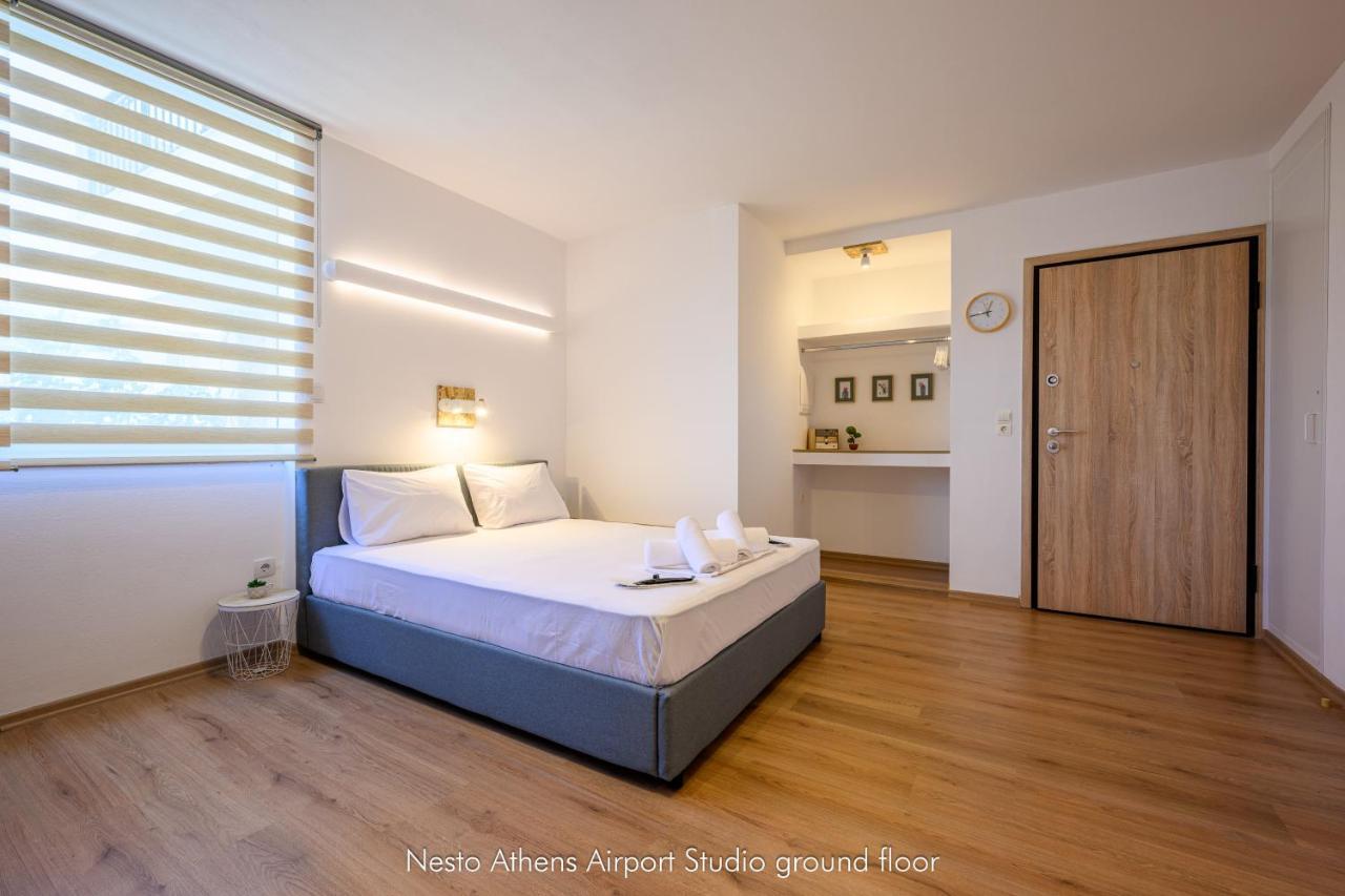 Nesto Athens Airport Zen Apartman Szpáta Kültér fotó